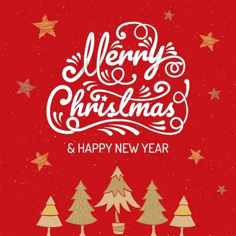 Christmas Picture, with Christmas break information.